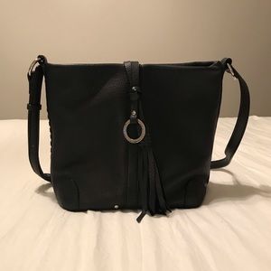 Genuine leather crossbody bag